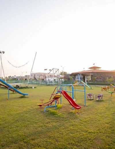 Children Play Garden With Hotel in Mount Abu